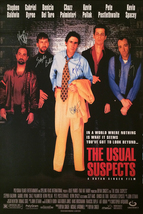 THE USUAL SUSPECTS SIGNED MOVIE POSTER - $210.00
