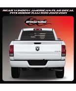 USA American - American Flag Rear Window Full Vinyl Decal Sticker Compat... - $49.00