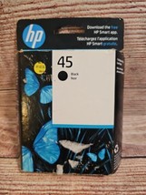 HP 45 Black Ink Cartridge New Sealed Expired 05/2024 Genuine Original 51... - $20.29