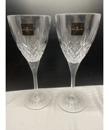 Royal Doulton Earlswood Wine Water Goblet Glasses Made in Italy 2 Piece - £17.23 GBP