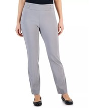 JM Collection Womens Petite PS Short Lunar Grey Rivetted Hips Pants NWT CN56 - £20.02 GBP