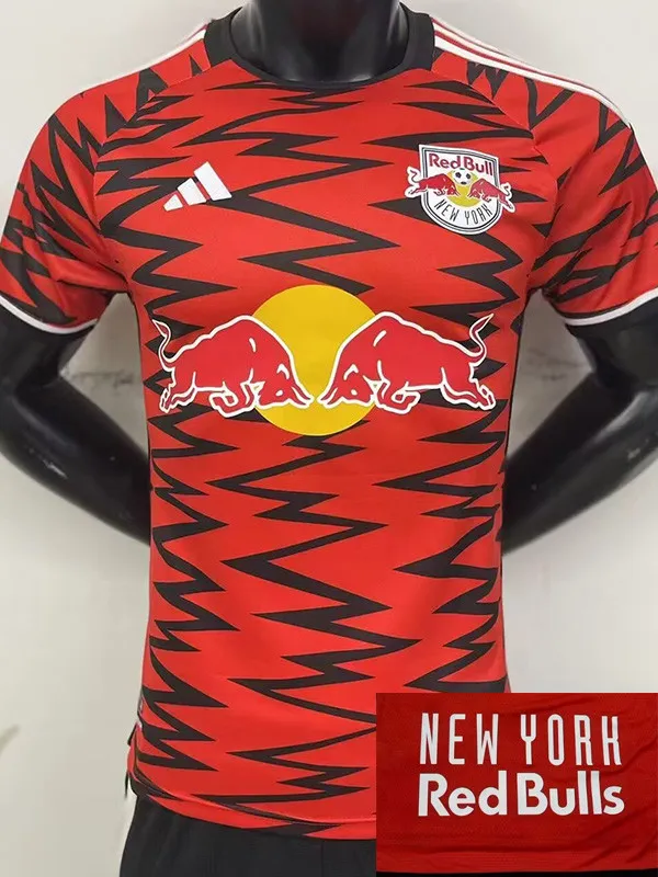 24-25 New York Red Bulls Red Player Version Soccer Jersey - £79.74 GBP
