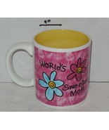 Vintage Russ World&#39;s Sweetest Mom Coffee Mug Cup Ceramic - $15.45