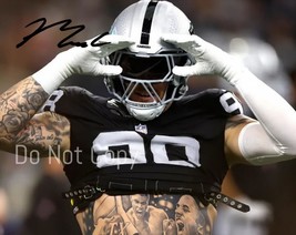 Maxx Crosby Signed Photo 8X10 Rp Autographed Reprint Las Vegas Raiders * - £15.97 GBP