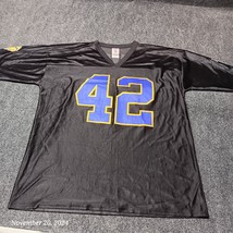 Vintage Darren Sharper 42 Minnesota Vikings Jersey Adult XL Black and Pu... - $26.14