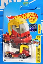 Hot Wheels New For 2017 Factory Set #219 Legends Of Speed Rig Heat Red w/ ST8s - £2.32 GBP