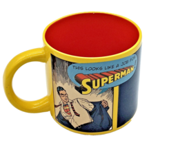 Superman DC Comics Coffee Cup Mug Large 3.5 X 4 Ceramic Superhero Man of Steel - £9.23 GBP