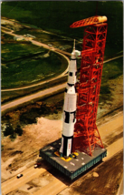 Vtg Postcard John F. Kennedy Space Center, Florida  N.A.S.A, postmarked 1967 - £5.05 GBP