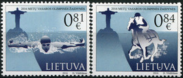 Lithuania. 2016. Summer Olympic Games in Rio (MNH OG) Set of 2 stamps - £3.90 GBP