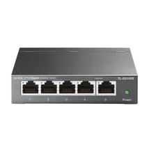 TP-Link TL-SG105S 5 Port Gigabit Ethernet Switch Desktop/Wall-Mount Plug... - £28.43 GBP