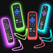 4Pack Case for Roku Remote, Cover for Hisense/Tcl Roku TV Steaming Stick... - $15.13