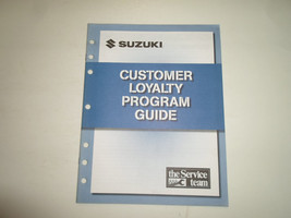 2006 Suzuki Customer Loyalty Program Guide Manual Factory Oem Book 06 Dealership - $19.86