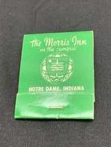 Vintage Matchbook Cover Unstruck The Morris Inn Notre Dame Indiana Campus KG - £11.74 GBP