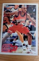 1993-94 Fleer #350 Michael Curry Philadelphia 76ers Rookie RC - $18.51 MXN