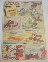 1966 Cheerios Ad Rocky and Bullwinkle General Mills - £6.36 GBP