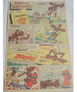 1966 Cheerios Ad Rocky and Bullwinkle General Mills - £6.26 GBP