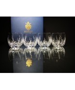 Faberge Atelier Clear Crystal Old Fashion Glasses set of 4 NIB  - $795.00