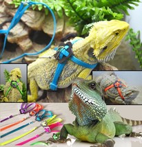 Adjustable Outdoor Lizard Leash - Stylish and Durable Pet Walking Rope - £10.26 GBP