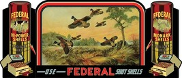 Federal Shot Shells Laser Cut  Metal Signs - $69.95
