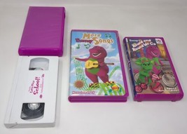 Barney VHS Lot Collection Purple Dinosaur Songs Sing Along Let&#39;s Play Sc... - £7.62 GBP