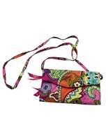Vera Bradley Womens Floral Crossbody Wallet Purse - $28.80