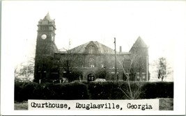 Ppc 1940s Douglasville Georgia Ga Douglas Contea Court House Unp Cartolina S21 - £16.03 GBP