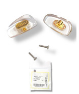 Authentic Versace Nose Pads for Sunglasses Eyeglasses Frames Clear Gold ... - €44,99 EUR