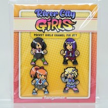 River City Girls Zero 1 2 Pocket Pin Figure Set Misako Kyoko Hasebe Mami Switch - $38.89