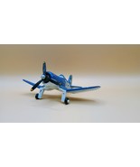 Disney Pixar Planes Mattel Die Cast Skipper Riley Plane #7 Blue X9461 - $286.30 MXN