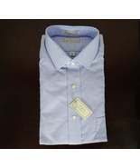 John Norman Mens Blue Oxford Long Sleeve Shirt Cotton Blend - £41.56 GBP