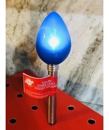 1 Christmas House Christmas Bulb Solar Stake Light  14”-Blue. ShipN24Hours - £10.78 GBP