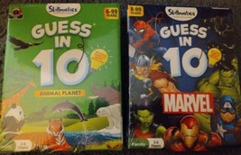 2 Brand New Sets Of Skillmatics Guess In 10 - Animal Planet &amp; Marvel - $32.66