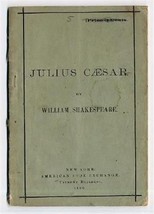 Julius Caesar by William Shakespeare 1880 American Book Exchange - £35.16 GBP