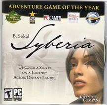 B. Sokal&#39;s Syberia (2PC-CDs, 2004) For Windows - New C Ds &amp; Manual In Sleeve - £3.89 GBP