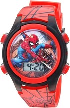 Accutime - SPD3515A - Kids Marvel Spider-Man Digital Quartz Plastic Watch - £20.35 GBP