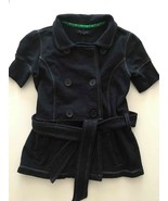 pre-owned TOMMY HILFIGER Button Up Jacket Short Sleeve sz S Navy Blue To... - $459.87 MXN