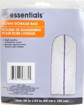 GOWN STORAGE Hanging Plastic zipper Store BAG Travel 24&quot;x63&quot; eXtra Long ... - $22.81