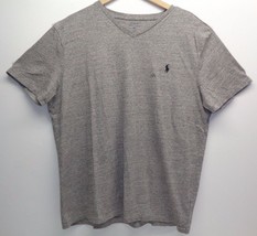 Polo Ralph Lauren Size Xl Classics Gray Cotton V Neck T-Shirt New Mens Shirt - £46.15 GBP