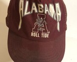 Vintage Alabama Roll Tide Hat Cap Maroon Mesh Snap Back pa1 - £17.89 GBP