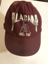 Vintage Alabama Roll Tide Hat Cap Maroon Mesh Snap Back pa1 - $22.76