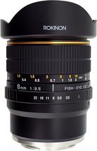 Fisheye Lens Rokinon Fe8M-Nex 8Mm F/3.5 For Sony E-Mount Cameras (Nex An... - £202.59 GBP