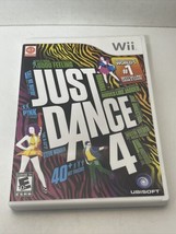 Just Dance 4 Used Nintendo Wii 2012 Fun Tunes Rock Pop Video Game - £10.25 GBP
