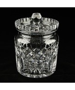 Waterford Crystal Lismore Biscuit Barrel and Lid in Original Box - $220.37