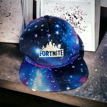 Fortnite Dark Galaxy Snapback Adjustable Baseball Cap Rings Space Blue D... - £11.62 GBP