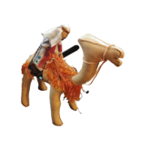 Christmas Arabian Dromedary Camel Hand Stitched Stuffed Leather Nativity... - $48.75 CAD