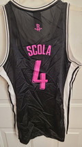 ADIDAS NBA HOUSTON ROCKETS LUIS SCOLA JERSEY WOMEN&#39;S SIZE L - $9.89