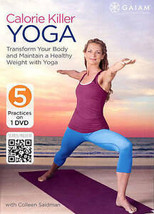 Calorie Killer Yoga With Colleen Saidman (Dvd) 5 Workouts Cardio Energy Burn Yee - £4.90 GBP