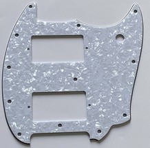 Guitar Pickguard For Fender OffSet Series Mustang PAF Style 4 Ply White ... - $13.09