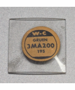 NOS W-C Watch Craft 3MA200 Gruen Mineral Glass Domed Crystal 20.0 x 19.5 MM - €16,09 EUR