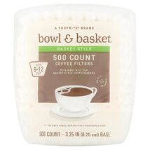 BOWL AND BASKET BASKET STYLE COFFEE FILTERS (FOR 8-12 CUPS) 500CT - $7.99